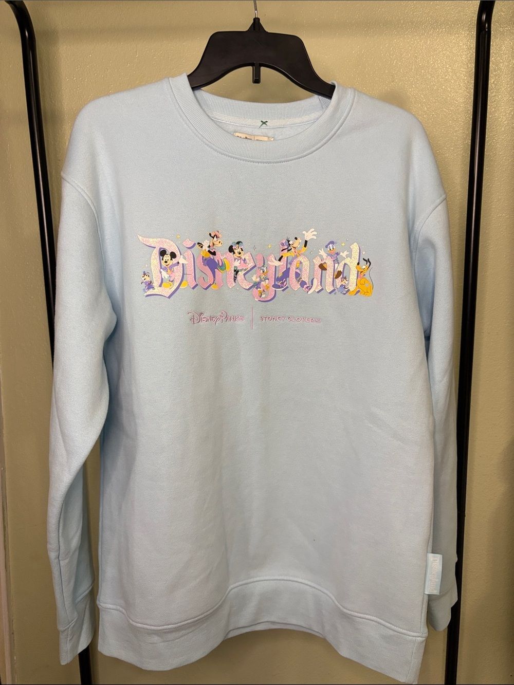 NWT Limited Edition Disneyland x Stoney Clover Lane Blue Crewneck - Size M